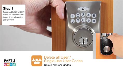 Use the hour and minute buttons to advance to the correct time. . How to reset a hyper tough digital deadbolt